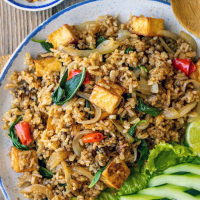 Veg Thai Basil Stir Fry